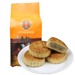 鼎丰真黄金五仁京式月饼传统老式手工点心糕点长春特产500g