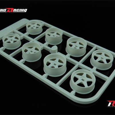 RTS1/24漂移蚊车1度轮毂一套 20mm/22mm（8ps Set）RTS-510