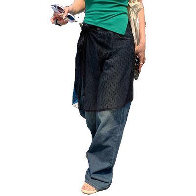 屁帘时尚穿搭叠穿神器