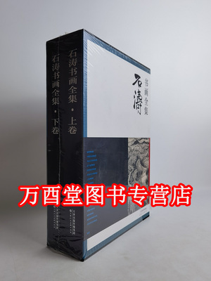 MX 石涛书画全集(上下) 天津人美版 荐中国书法绘画王羲之王献之颜真卿陆游米芾黄庭坚怀素徐渭董其昌傅山赵叔孺唐寅赵孟頫唐云