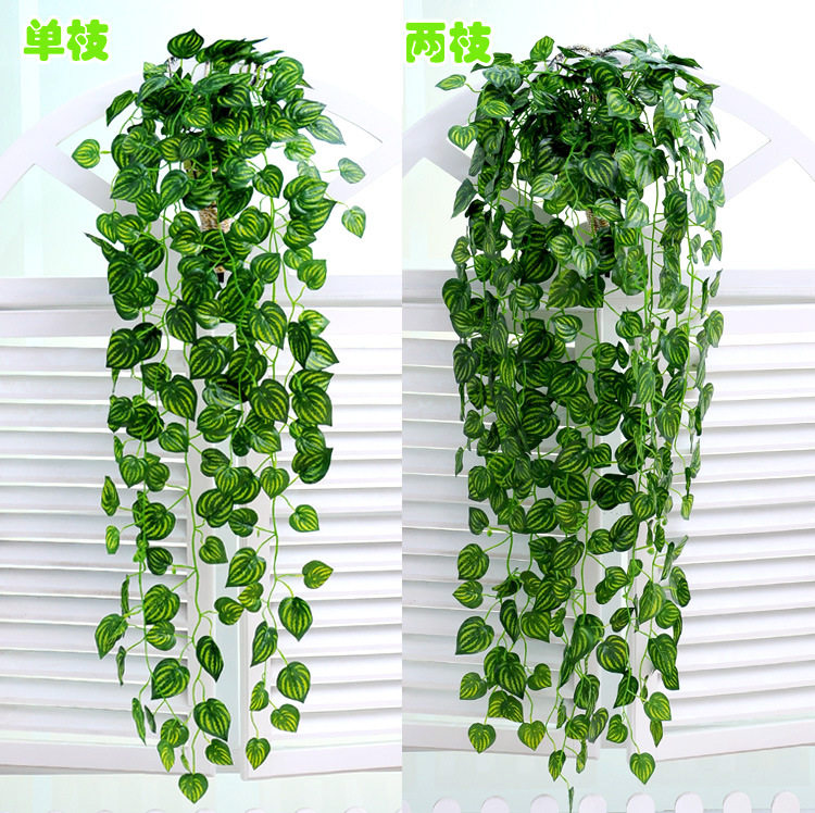 装饰花吊篮葡萄叶爬山虎仿真植物