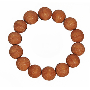 精挑凤眼菩提原籽手串尼泊尔红皮手持佛珠念珠男士文玩大尺寸18mm