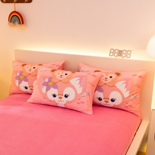 牛奶绒枕套30X50cm幼儿园儿童女孩玲娜贝尔学生宿舍秋冬枕套40X60