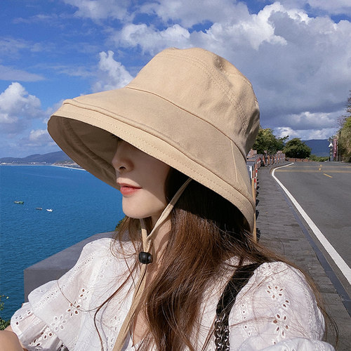 遮阳帽夏季出游显脸小太阳帽子