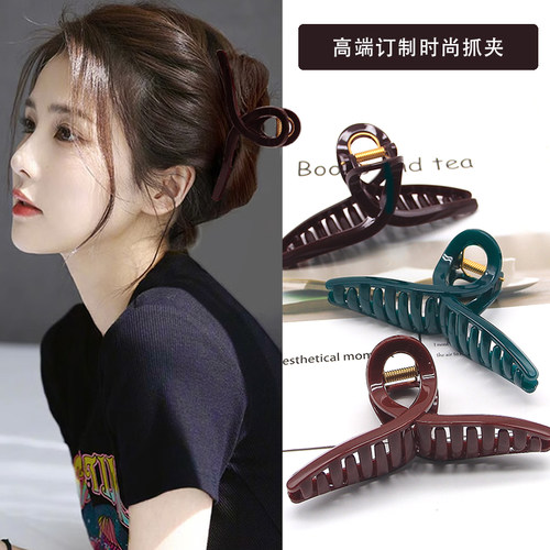 抓夹新款气质高级感头饰发抓大号