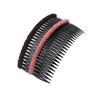 发梳布艺插梳子简约韩国盘发卡子头饰成人女气质发夹刘海梳发饰