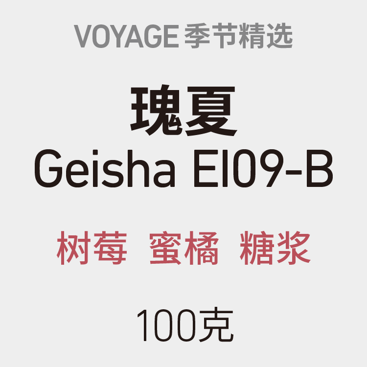 VOYAGE COFFEE 季节精选 瑰夏水洗 危地马拉茵赫特竞拍标王El09-B 咖啡/麦片/冲饮 咖啡豆 原图主图