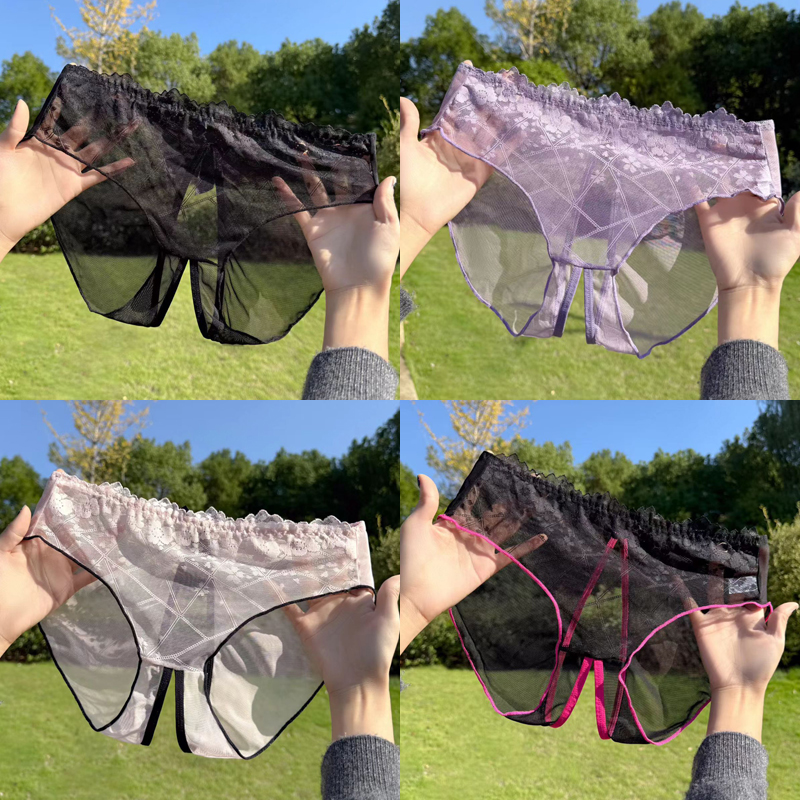 网纱火辣开档透明大码免脱内裤女