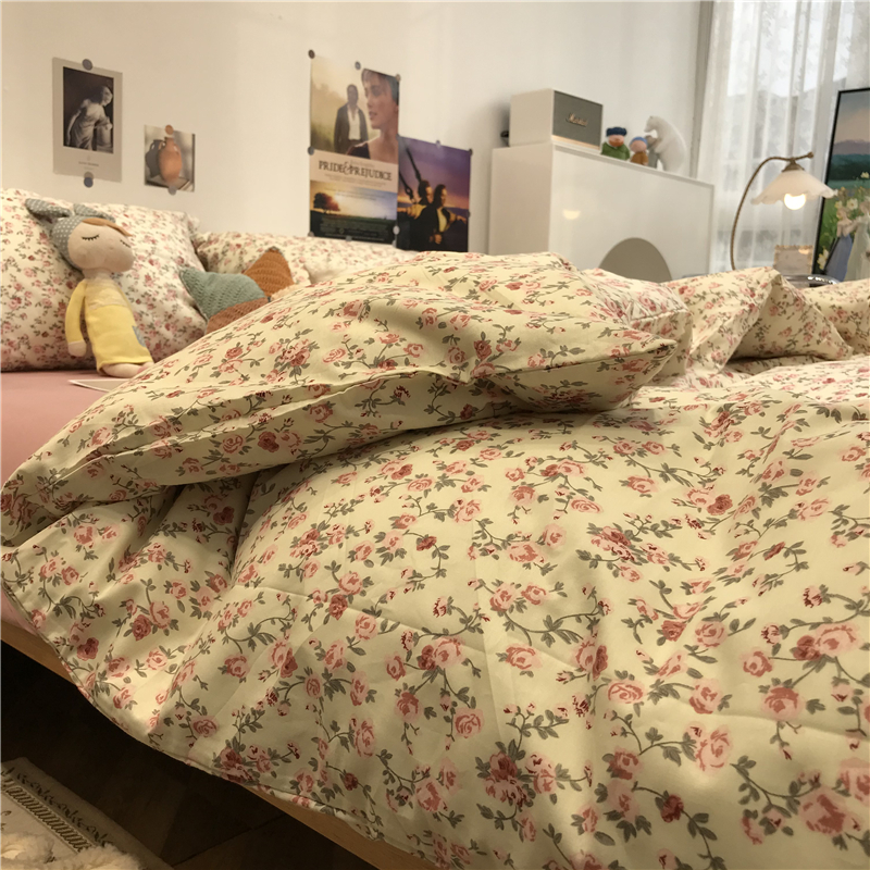 美式田园小碎花床上四件套