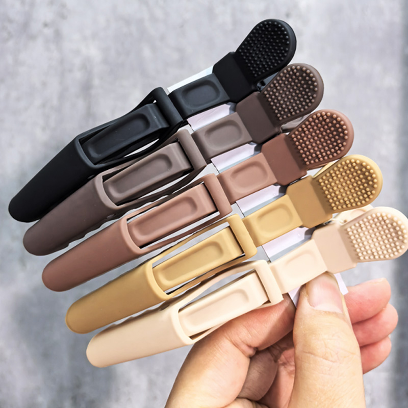 磨砂糖果色鳄鱼夹美发夹鸭嘴夹