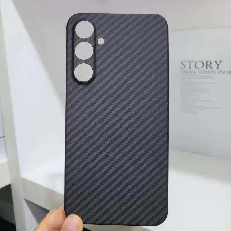 适用三星Galaxy S25 FE S24 FE S23 FE凯夫拉碳纤维手机壳防摔防刮防爆S24FE S25FE超薄进口芳纶保护壳