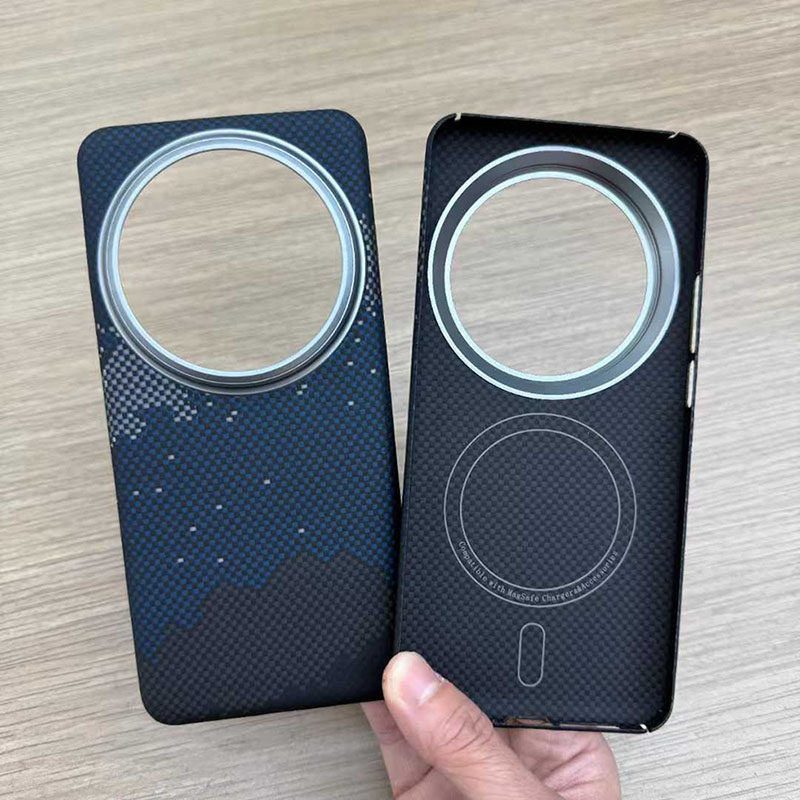 适用小米15 Ultra凯夫拉碳纤维手机壳Magsafe磁吸防摔防刮防爆超薄进口芳纶保护套