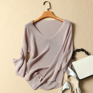 2024夏季 T恤休闲女装 新款 白色体恤薄款 t恤女喇叭袖 冰丝针织打底衫