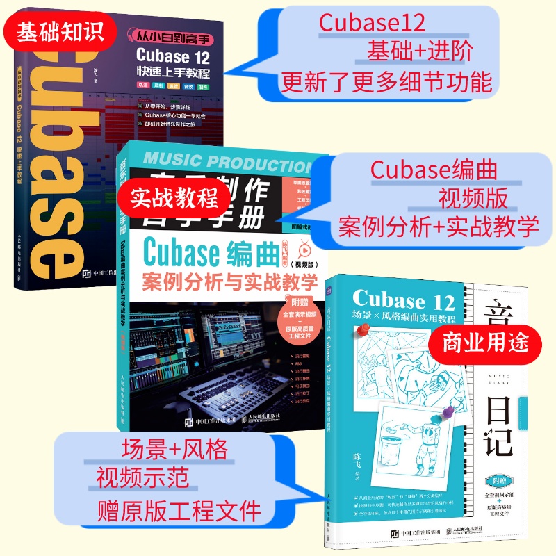 Cubase12编曲教程案例分析实战