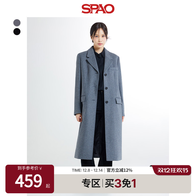 SPAO冬季时尚羊毛大衣