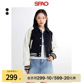 夹克外套 易搭棒球服短款 SPAO韩国同款 秋冬女士时尚