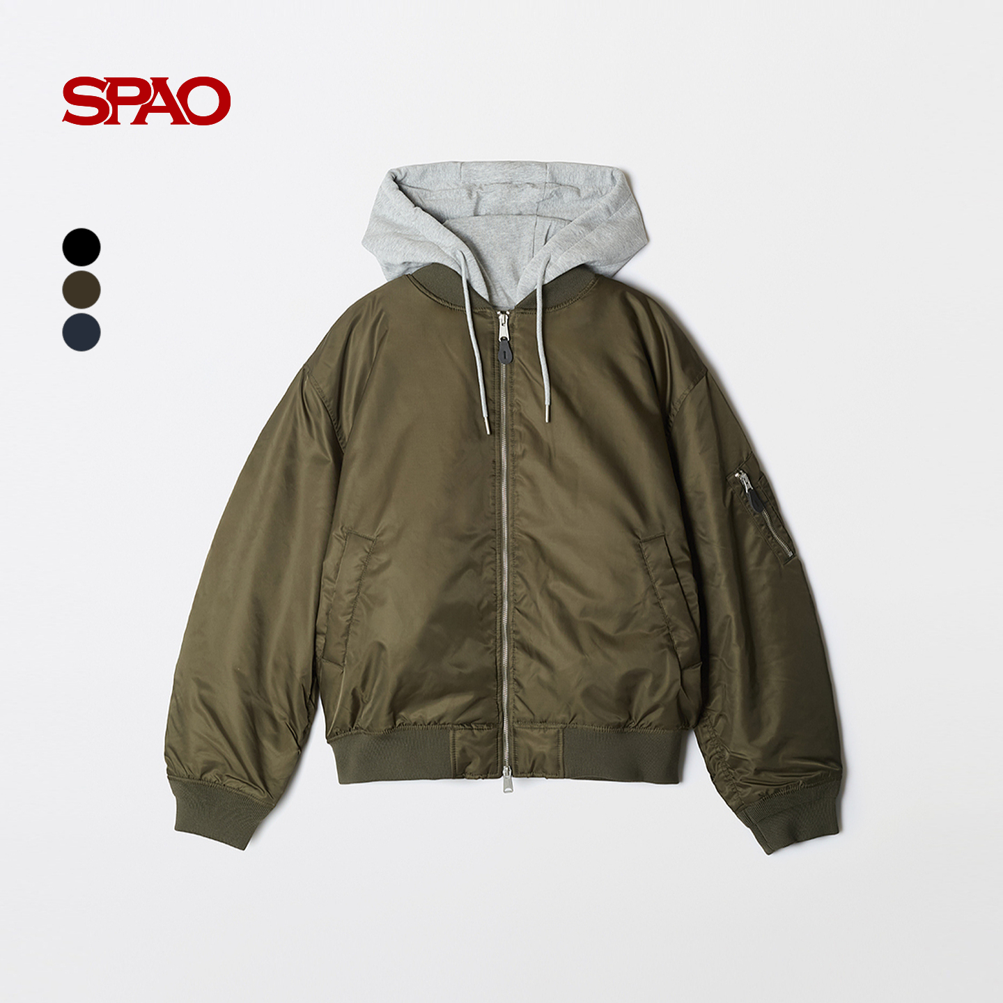 SPAO新品时尚休闲棉服外套