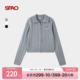新品 2026年春季 SPAO韩国同款 女复古绞花针织开衫 WOODIE系列