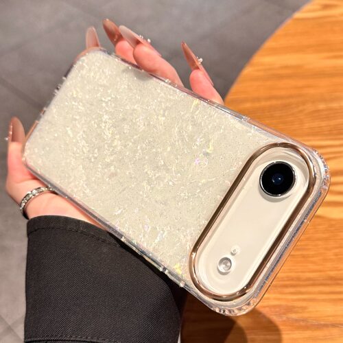 适用苹果Air手机壳新款iphone18promax保护套女17pro奢华闪粉贝壳纹14全包防摔15高级感简约13透明超薄16网红