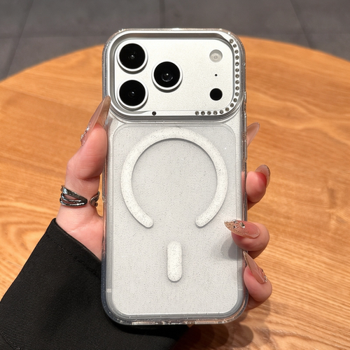 适用苹果18promax手机壳新款iPhone18pro保护套钻石闪粉17pro磁吸超好看16全包防摔15透明硅胶pm小众女款外壳