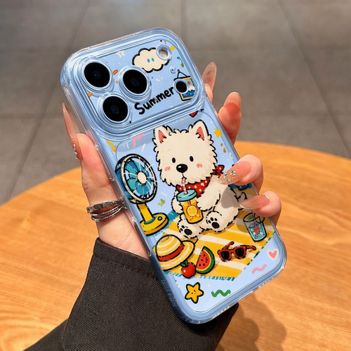 适用苹果18promax手机壳新款iPhone18pro镜头全包17防摔保护套17pro可爱小狗16小众高级感15超好看14透明13女