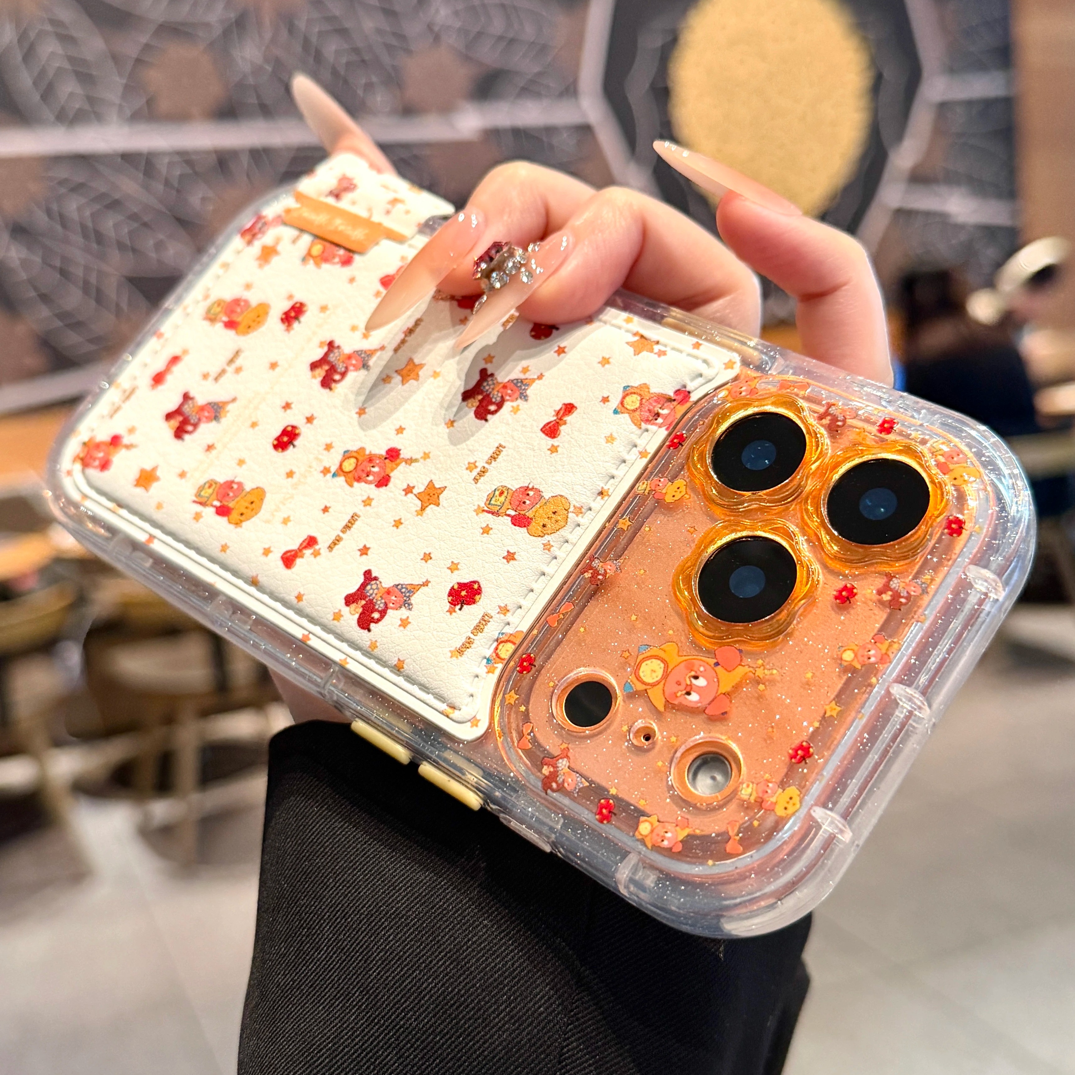 适用苹果17promax手机壳新款iphone17保护套卡通16pro星星人公仔15全包防摔air秋冬小羊皮14pm高级感女13可爱