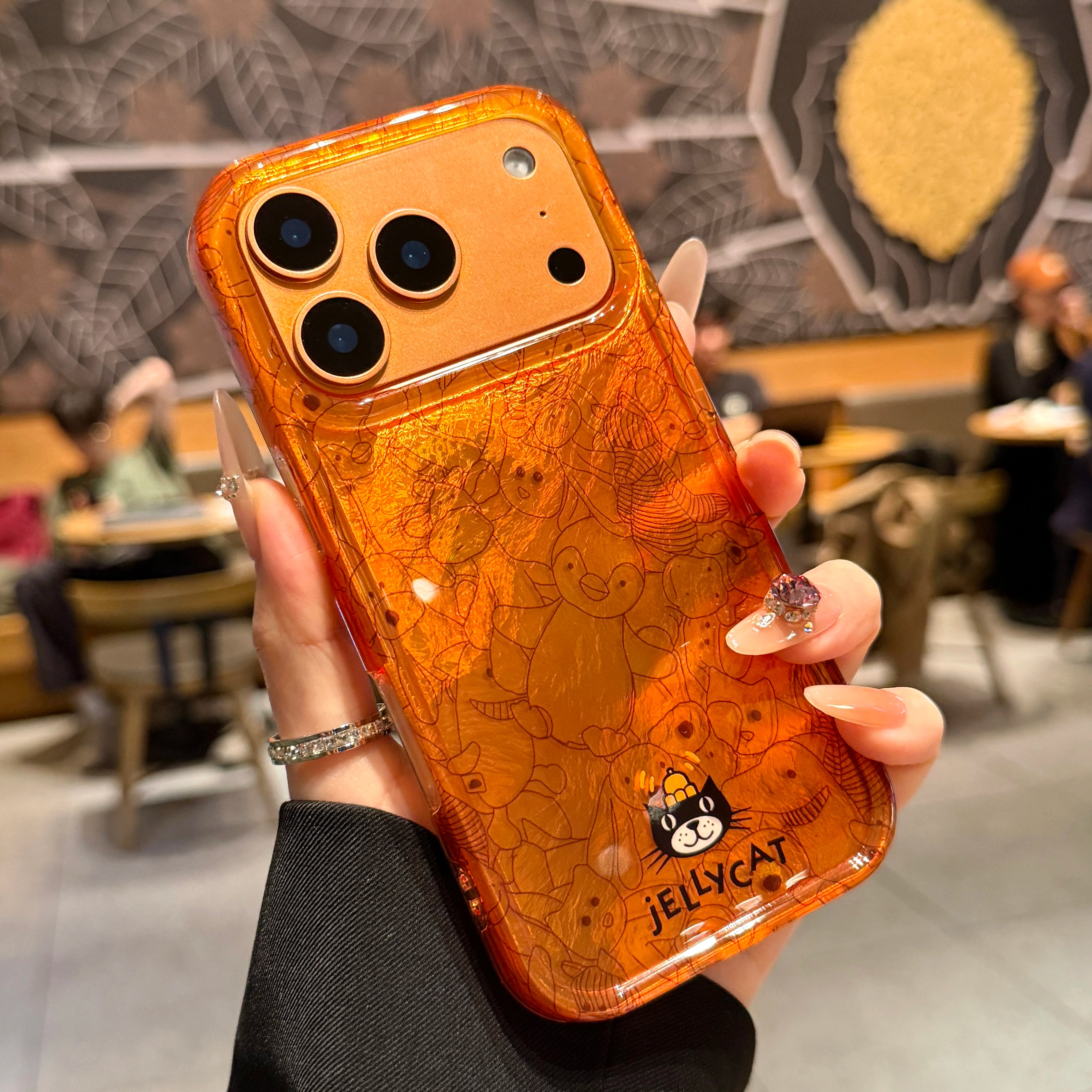 适用苹果17promax手机壳新款iphone17可爱jellycat吉利猫16pro保护套15全包防摔14pm超火爆款13橙色16女款imd