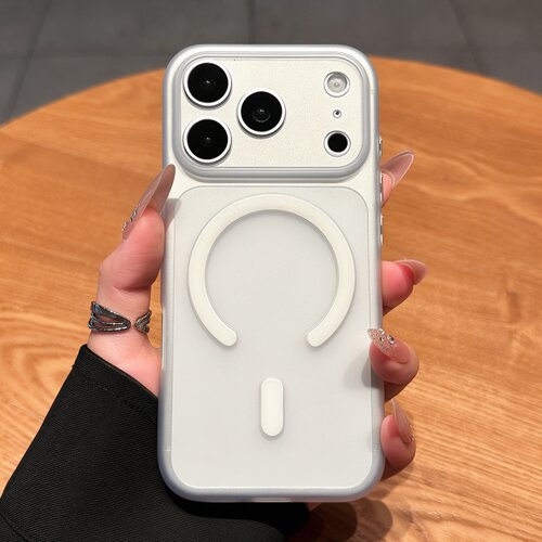新款白色磨砂软套适用苹果18promax手机壳iphone18pro高级感简约女17全包防摔16pro超薄磁吸15镜头全包外壳男