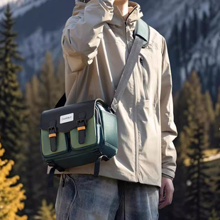 香港卡登单肩相机包男D99复古防水休闲相机挎包女收纳微单摄影包