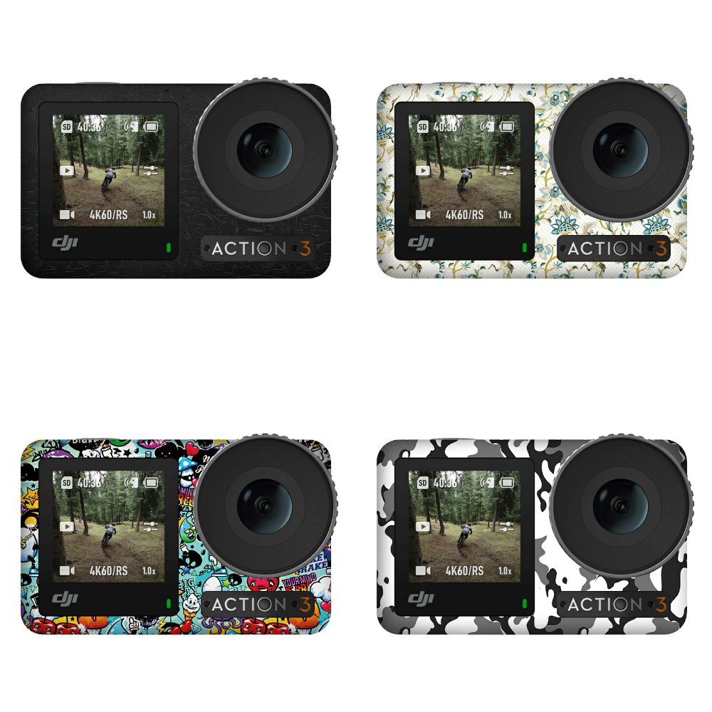 适用于大疆 Osmo Action3保护贴膜Action3相机配件贴纸全包无痕3M