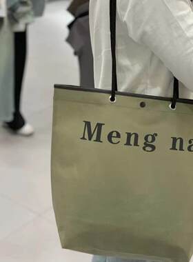 纺布袋子定制女装无童装服装店手提物包装XFX绳袋衣服袋子购级抽