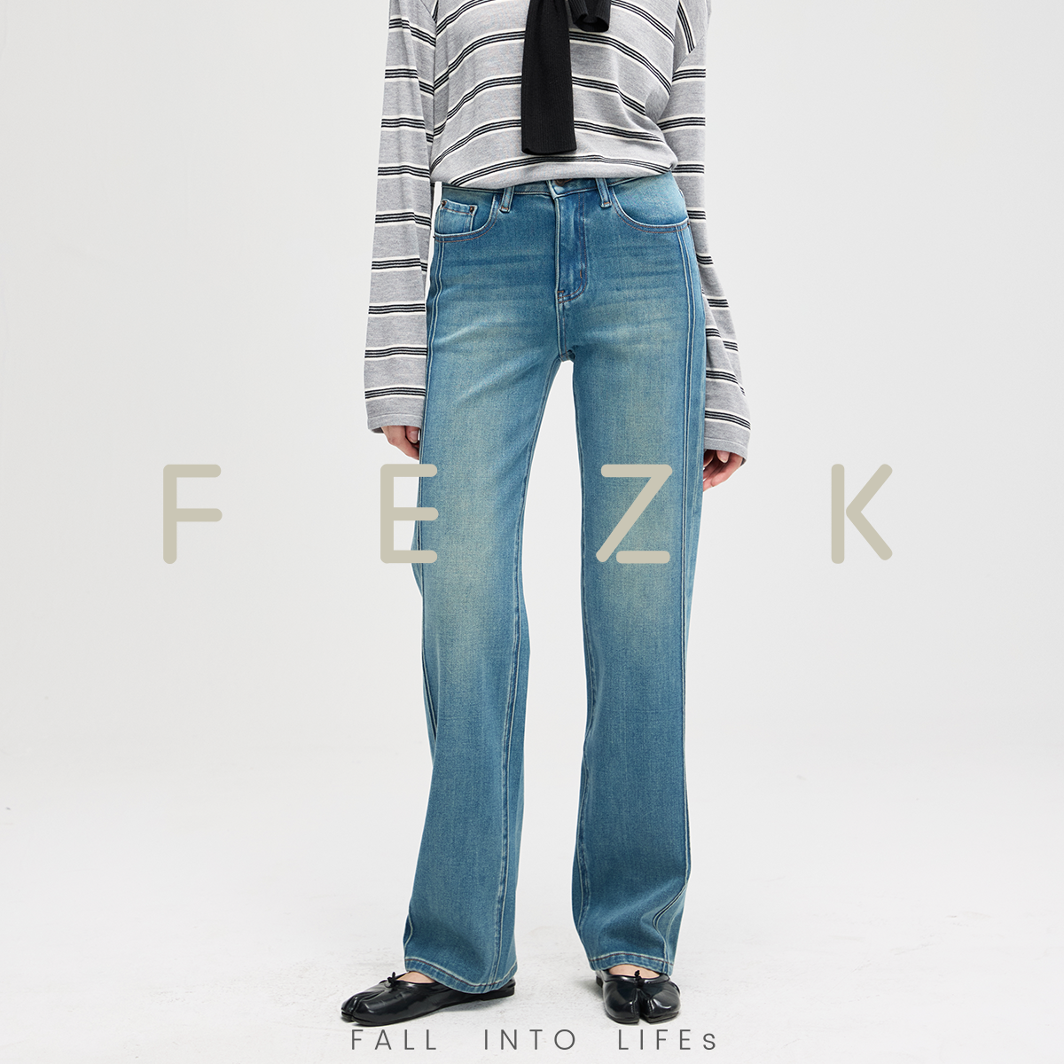 FEZK keep comfort•舒适四面弹 率性新法式360°环绕式直筒FL108