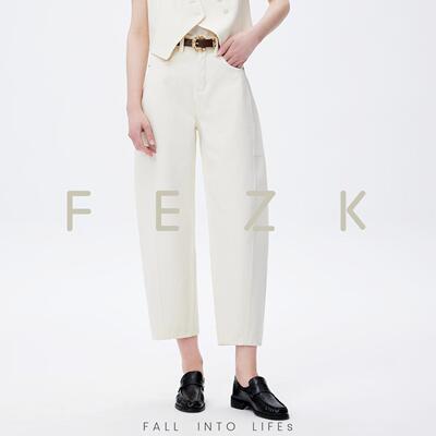 FEZKFEZKbull简约通勤牛仔裤