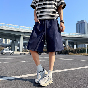 短裤 高街舒适水洗休闲运动男款 美式 子百搭 男士 裤 时尚 2026新款