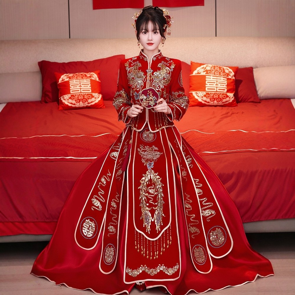 2025新款新娘中式秀禾服出阁服