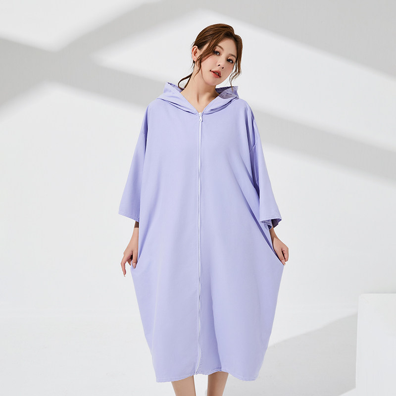 Luckyfish冲浪潜水游泳速干斗篷吸水强不掉毛浴袍海边度假沙滩巾,运动/瑜伽/健身/球迷用品,浴巾/吸水巾,淘宝优惠券,粉丝福利购,淘宝优惠卷