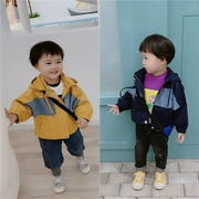2019 phiên bản tiếng Hàn mới của bé trai mùa thu áo khoác bé trai giản dị áo khoác nhỏ trẻ em nước ngoài khí hoang dã - Áo khoác