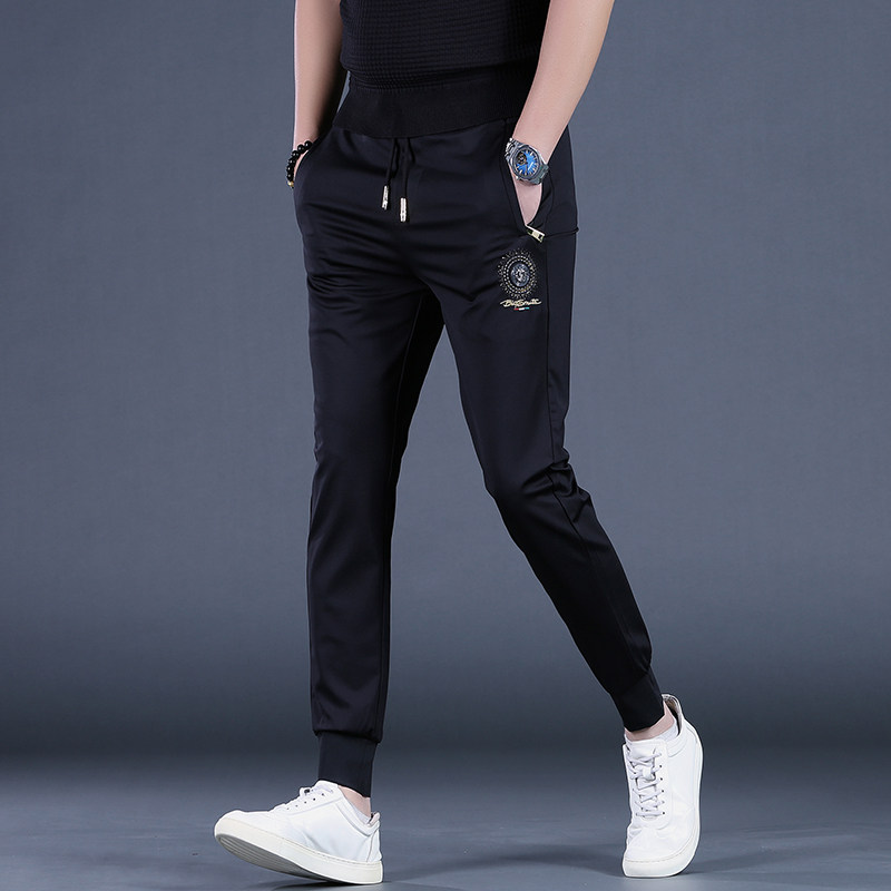 冬季高端加绒男裤2025新款男士加厚休闲裤男款卫裤束脚运动裤长裤