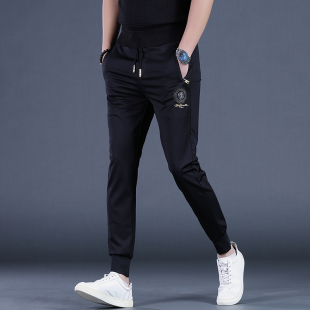 冬季高端加绒男裤2025新款男士加厚休闲裤男款卫裤束脚运动裤长裤