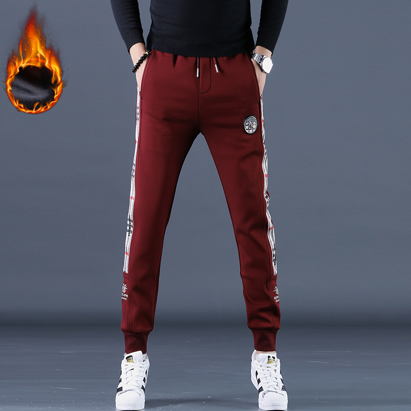 百汇都时尚刺绣休闲裤