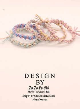 基础发圈打底高弹力发绳头绳韩国小清新简约个性马尾扎头发橡皮筋