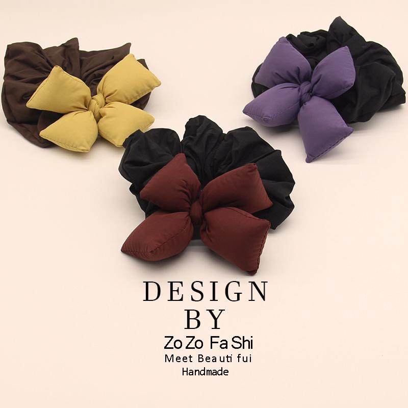 韩版胖胖充棉蝴蝶结大肠发圈秋冬百搭可爱丸子头发绳气质头绳发饰,饰品/流行首饰/时尚饰品新,发饰,淘宝优惠券,粉丝福利购,淘宝优惠卷