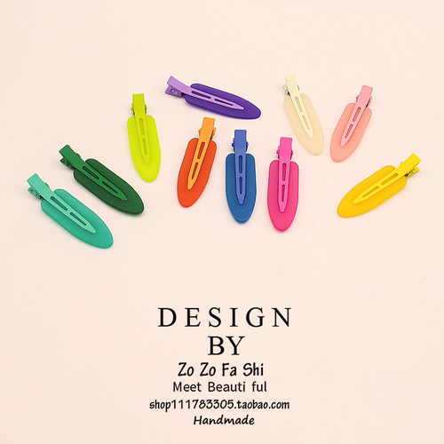 zozo发夹树脂多巴胺化妆用发饰