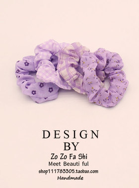 bm猪大肠发圈ins校园风网红简约法式韩系头饰肥肠头绳女发圈发饰