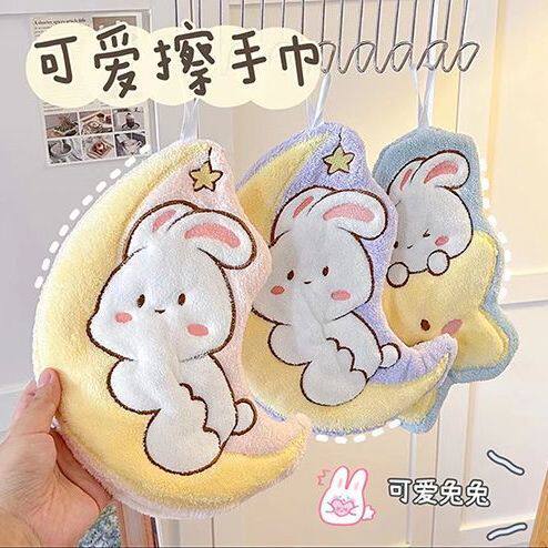 卡通兔子擦手巾家用厨房吸水抹布