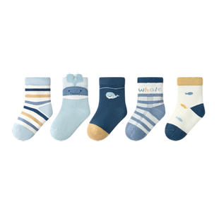 尼多熊秋冬袜子清仓新生婴儿秋冬棉袜断码袜宝宝袜无骨春秋不勒腿