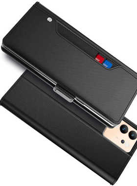 适用于VIVO V30 X100 Pro翻盖隐形支架手机壳防摔保护套时尚V30 Lite皮革防震磁吸固定扣全包化妆镜