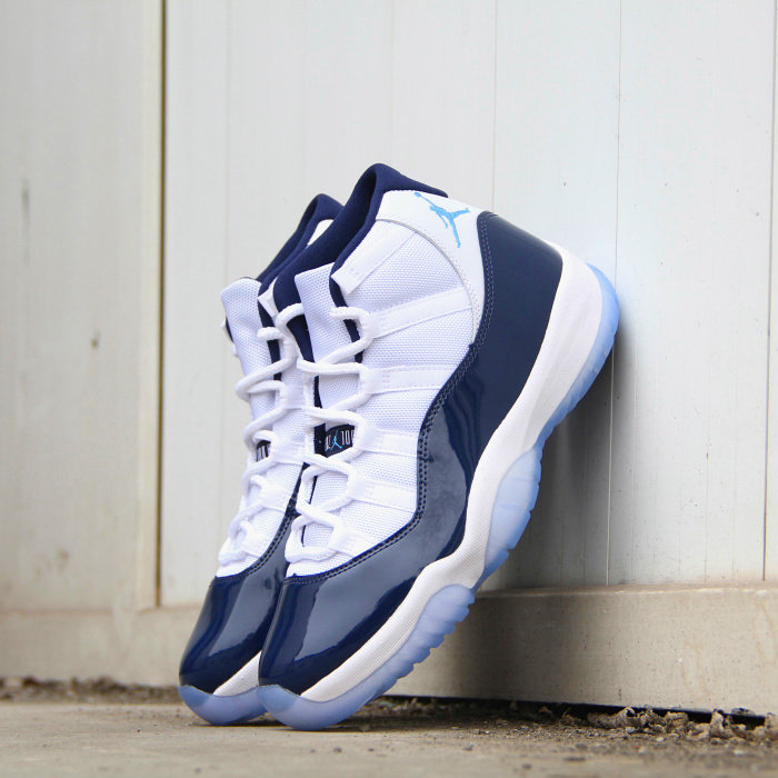 5码 air jordan aj11午夜蓝 高帮篮球鞋  378037-123