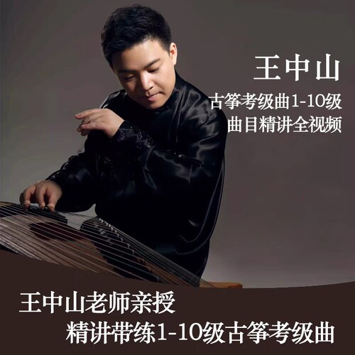 王中山1-10级古筝考级曲讲解课程视频教程重点精讲 非高清