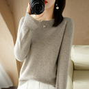 羊绒内搭长袖 福利款 套头针织衫 圆领毛衣女修身 打底上衣 秋季